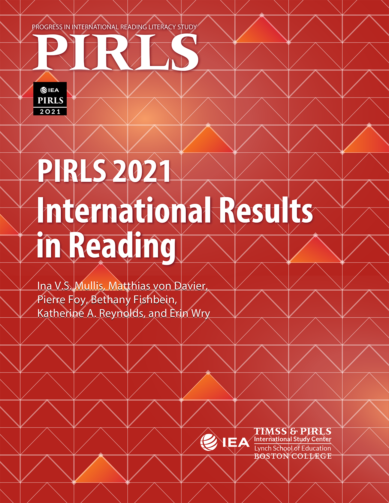 Cover art for the PIRLS 2021 International Results in Reading.